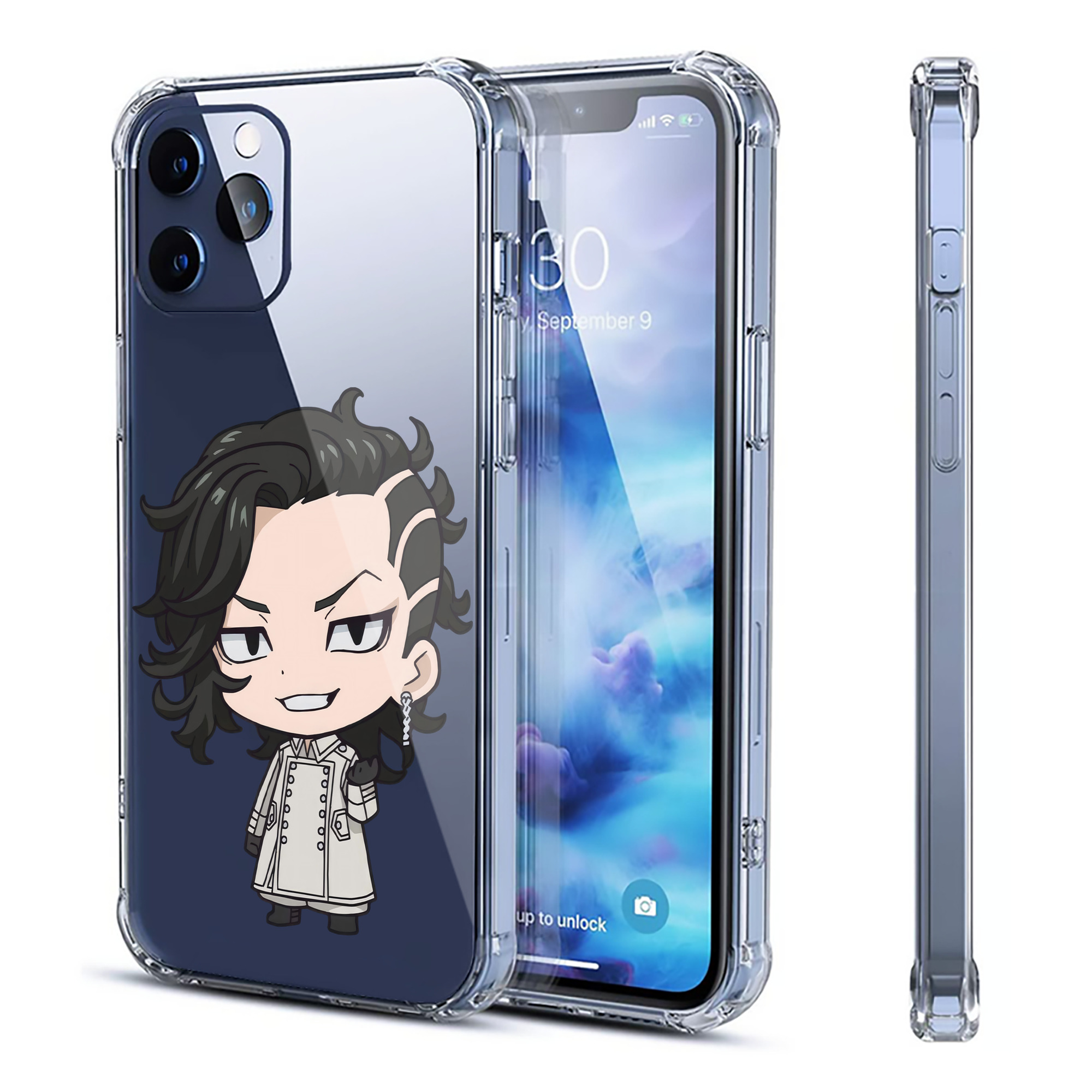 （画像用） 東京リベンジャーズ Tokyo Revengers 【iPhone 12シリーズ対応】透明スマホケース（クリアソフトケース）